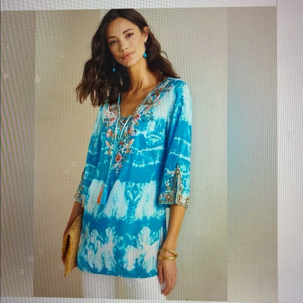 NWT Soft Surroundings Icon Beverly Tie Dye Tunic